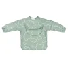 Bavoir A Manches Evolutif 2 En 1 Sage Green