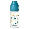 Biberon Verre Col Large 240Ml Blue