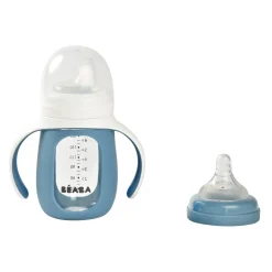 Biberon Verre D'Apprentissage 210 Ml Windy Blue