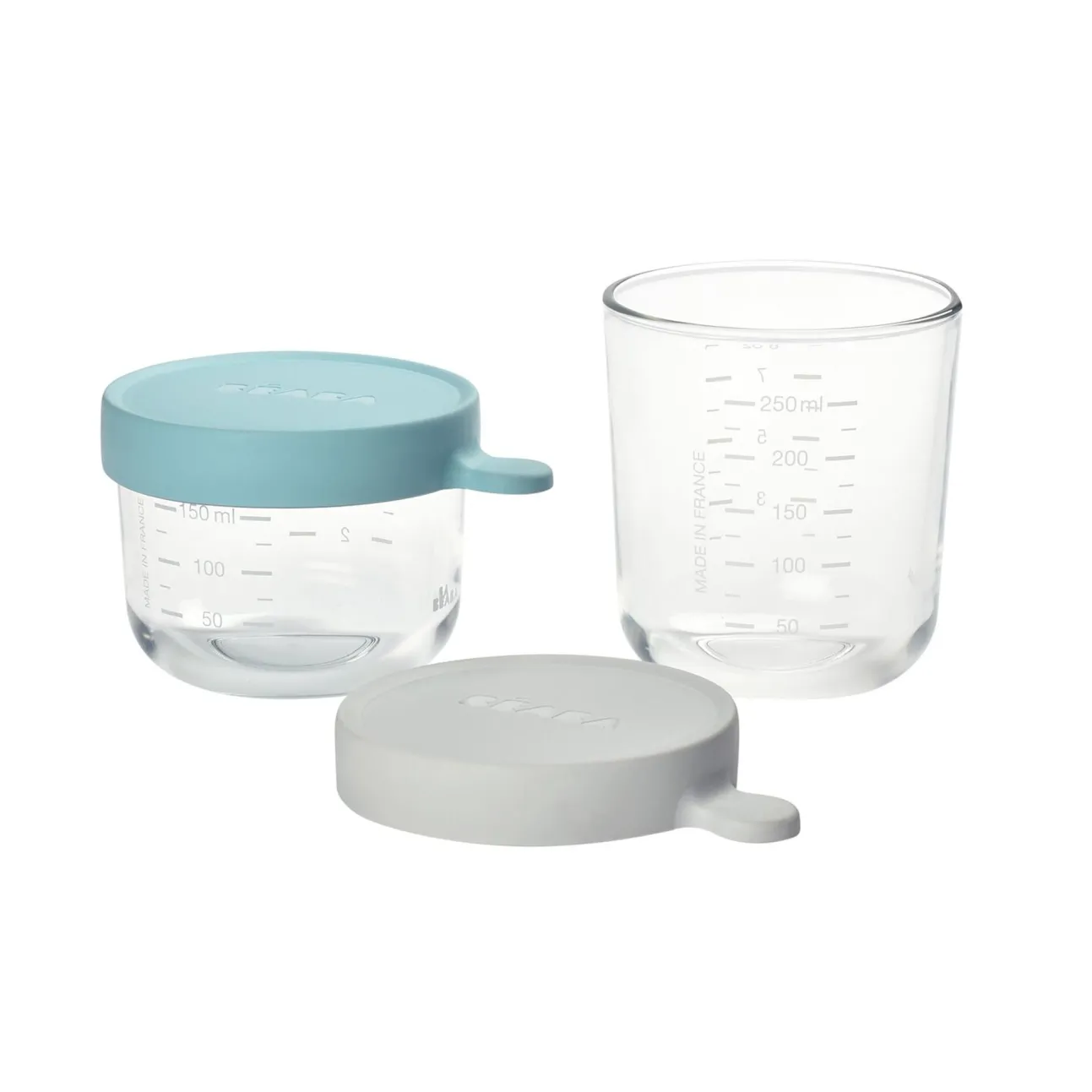 Coffret 2 Portions Verre 150Ml Airy-Green/250Ml Light Mist