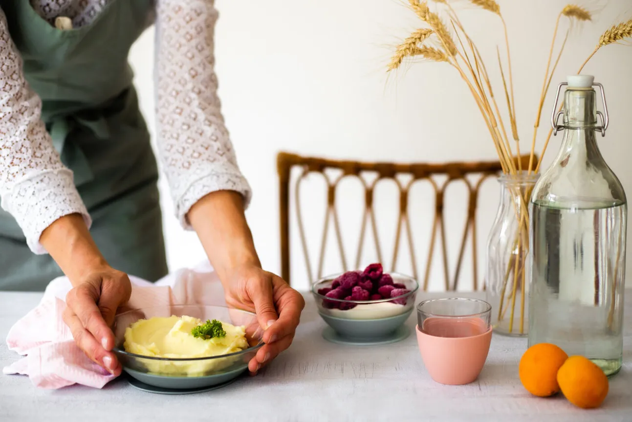 Coffret Repas Verre Eucalyptus