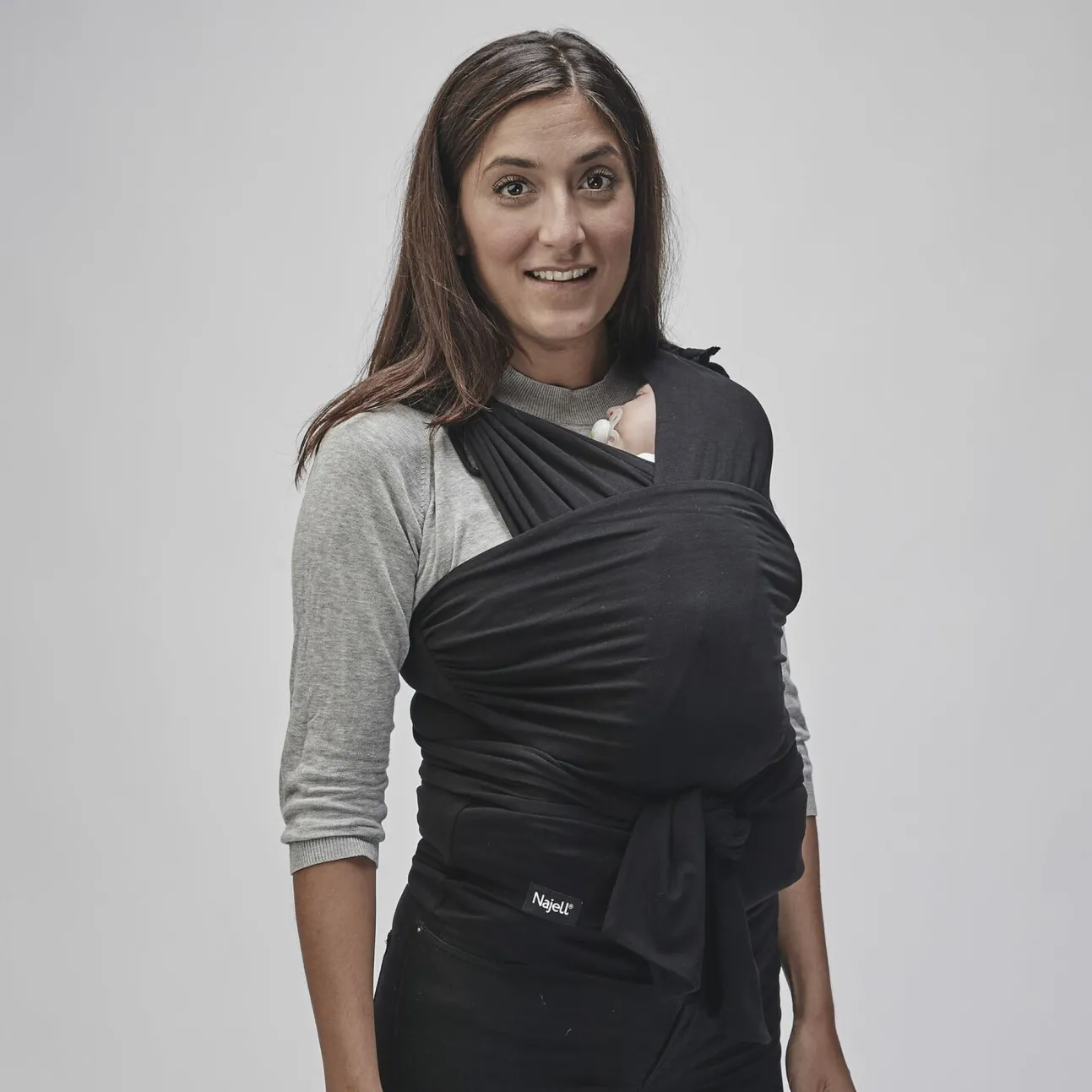 Echarpe De Portage Najell X Beaba Noir L/Xl