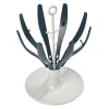 Egoutte-Biberon Pliable Flower Blue
