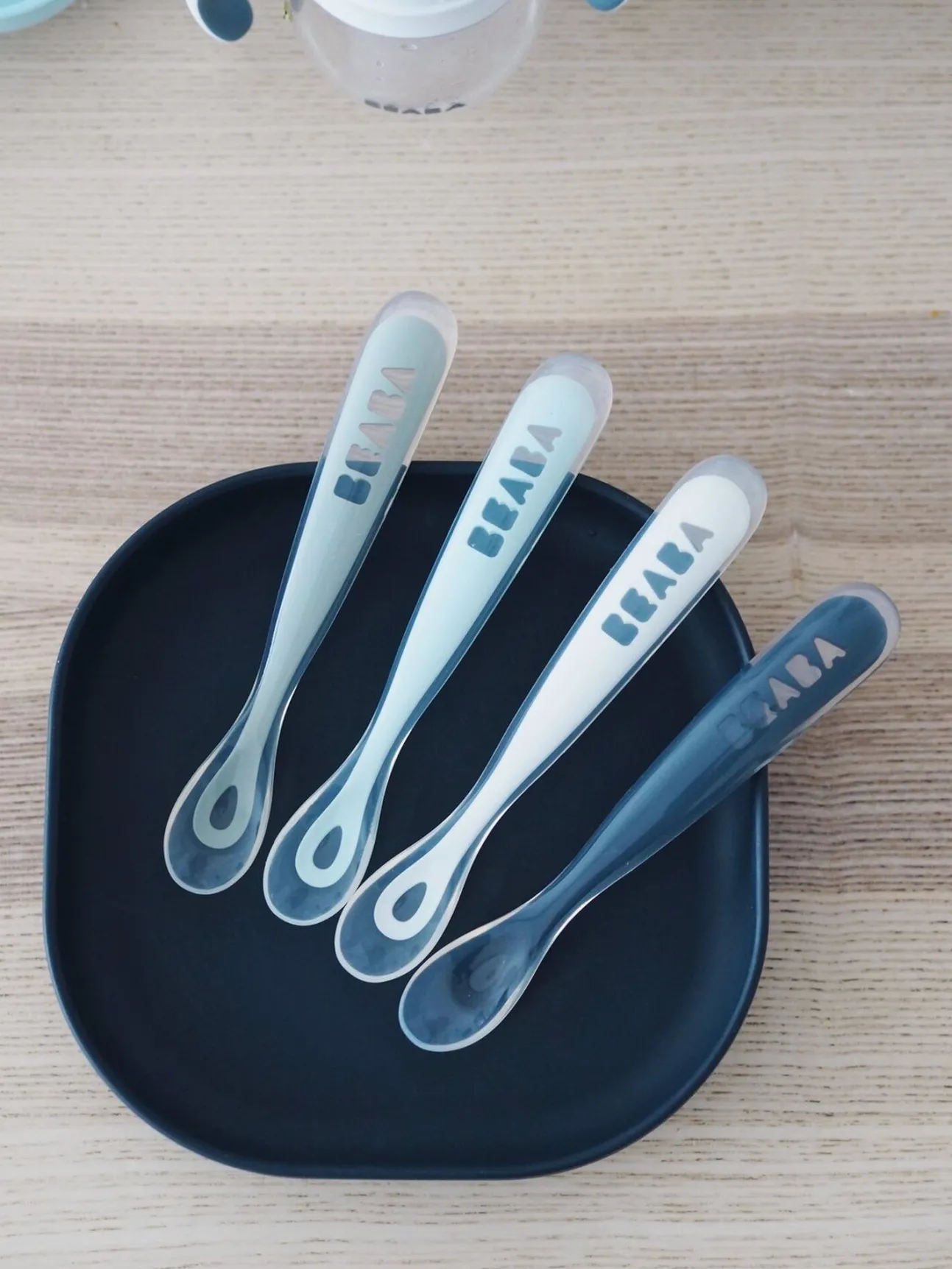 Lot De 4 Cuilleres 1Er Age Silicone Storm
