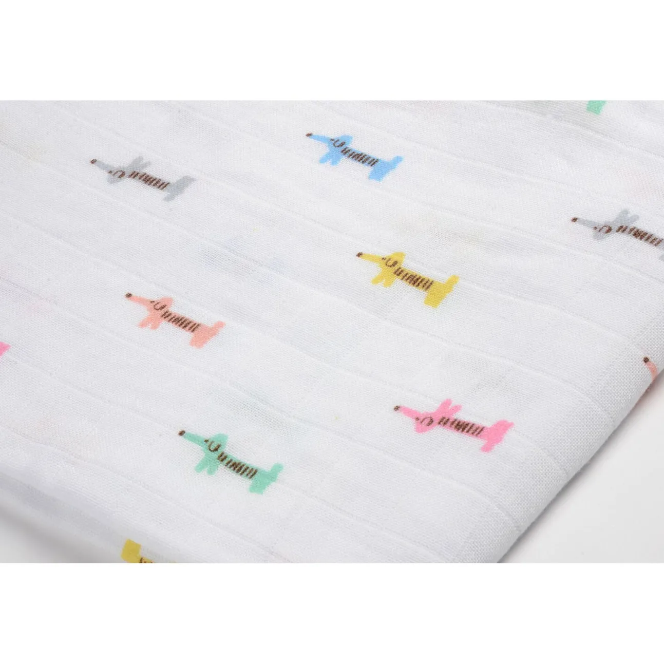 Lot De 3 Langes En Coton Teckel
