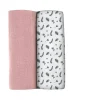 Lot De 2 Langes Xxl En Coton Bridal Pink/Flowery Countryside