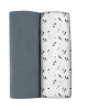 Lot De 2 Langes Xxl En Coton Stormy Weather/Spring Flower