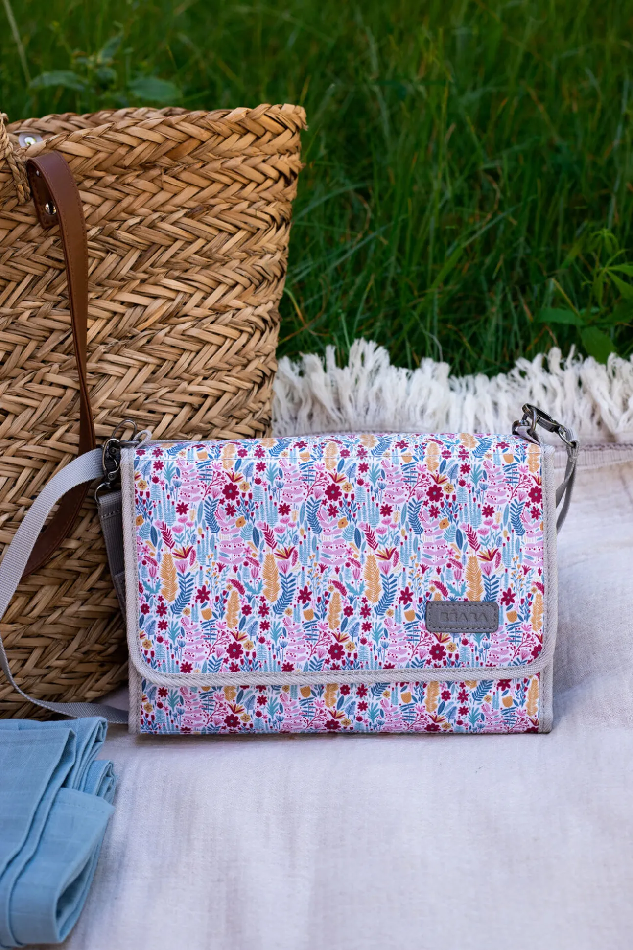 Pochette A Langer Geneve Mirage Grey/Floral