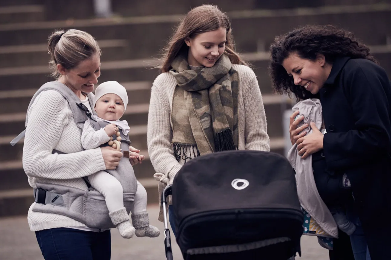 Porte Bébé Najell X Beaba Grey