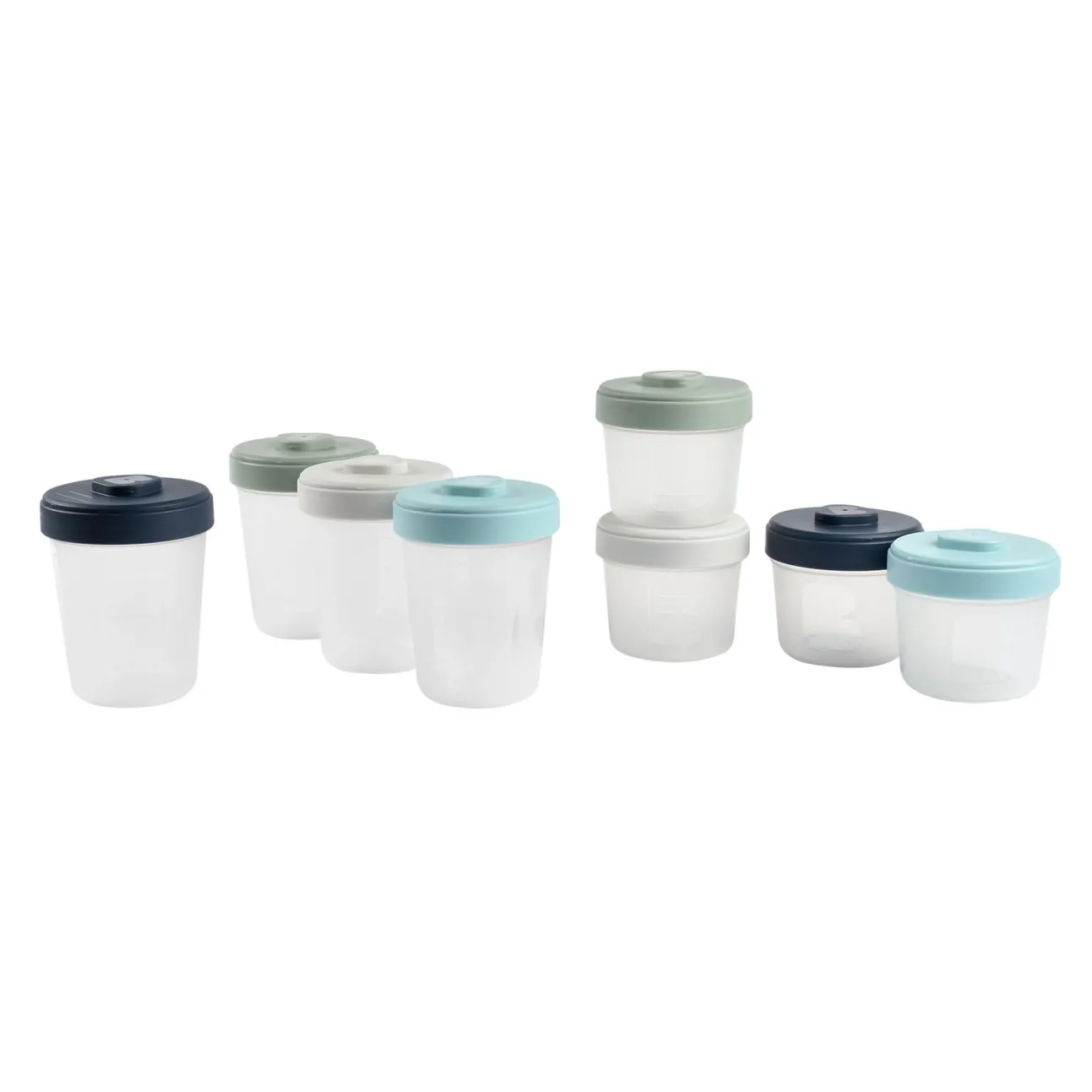 Set 2Eme Age 8 Portions Clip (4X150Ml + 4X250Ml)