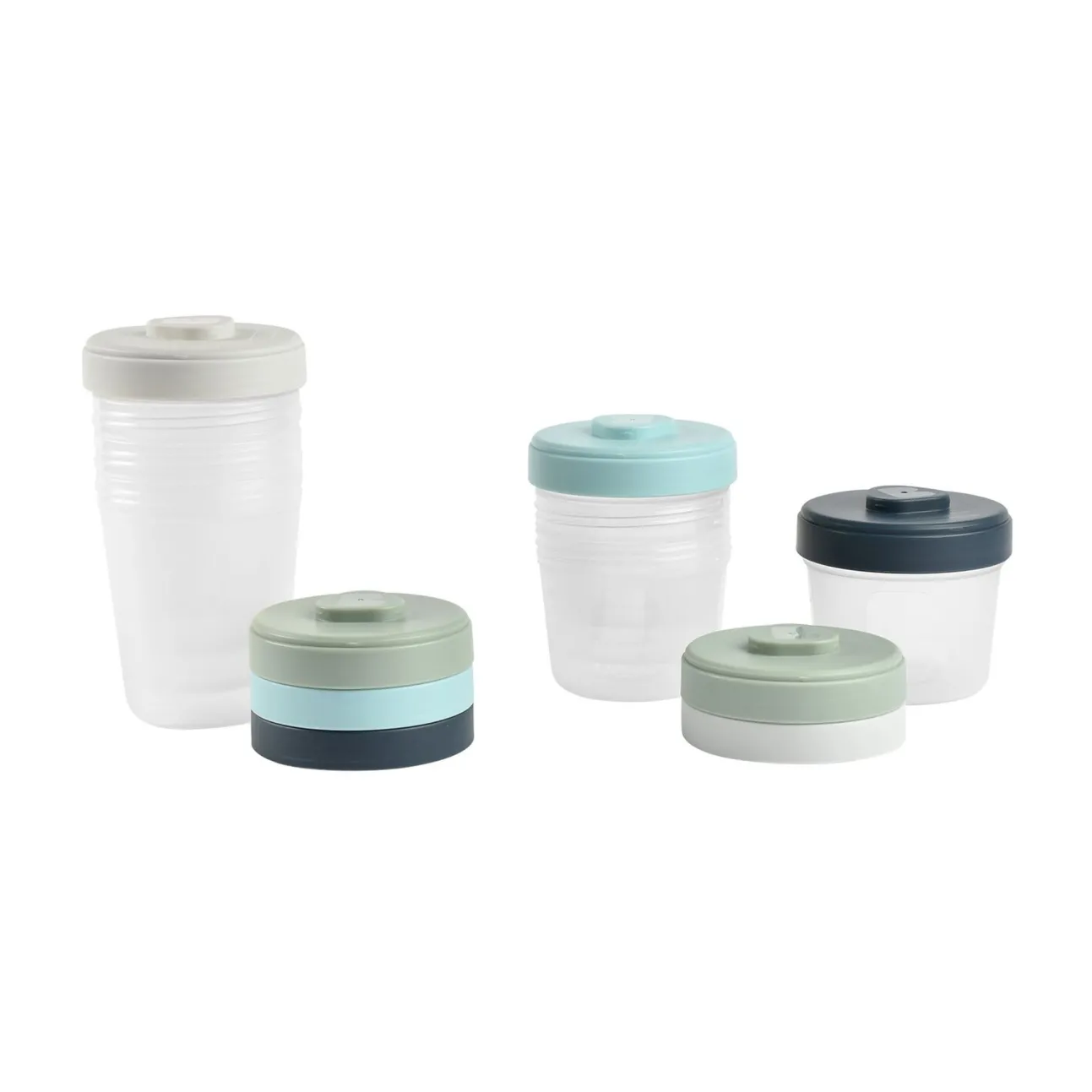 Set 2Eme Age 8 Portions Clip (4X150Ml + 4X250Ml)