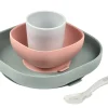Set Vaisselle Silicone 4 Pieces Eucalyptus