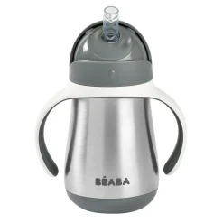 Tasse Paille Inox 250 Ml Mineral Grey